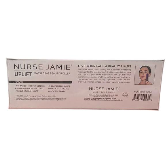Nurse Jaime UpLift Facial Massaging Beauty Roller Purple Skincare Brand New - Picture 2 of 4